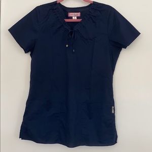 Koi scrub top size medium